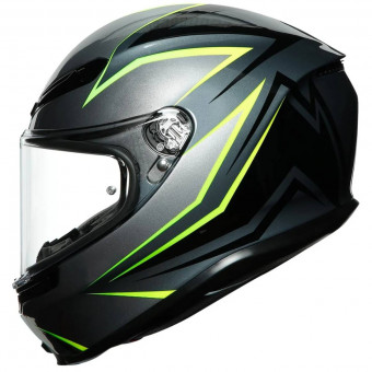 AGV K-6 Flash Grey Black Lime